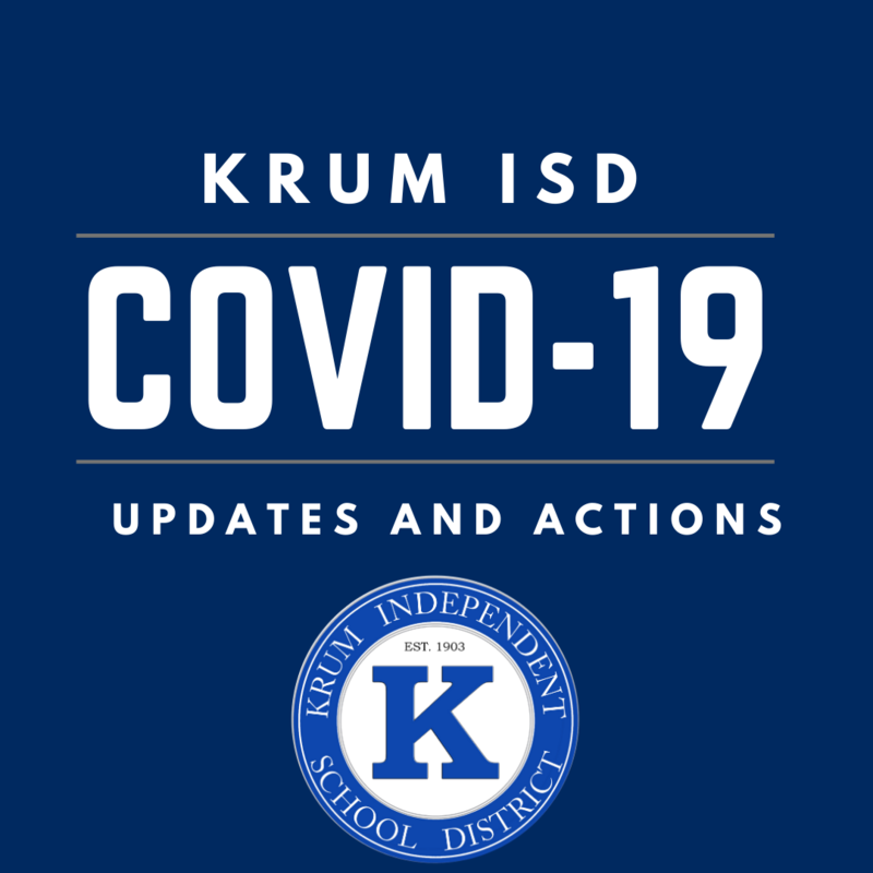 Krum ISD's Response and Action Pertaining to the Coronavirus (COVID-19) Featured Photo
