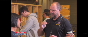 Screenshot from Smyrna High's feature on 'What's Cool in School.'