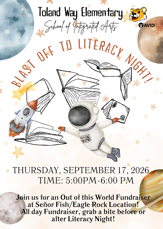 Blast off to Literary Night with Us!