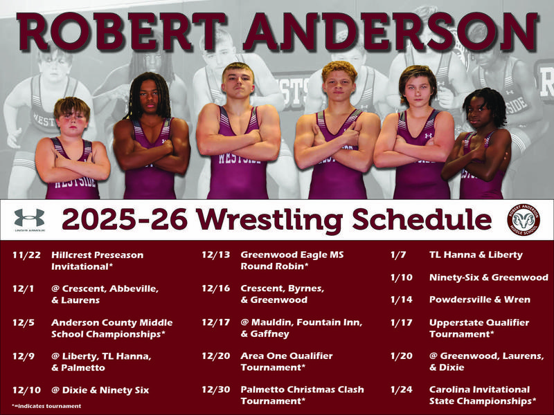 Wrestling Schedule