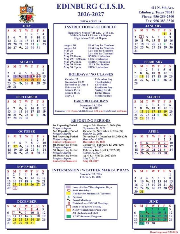 26-27 School Calendar