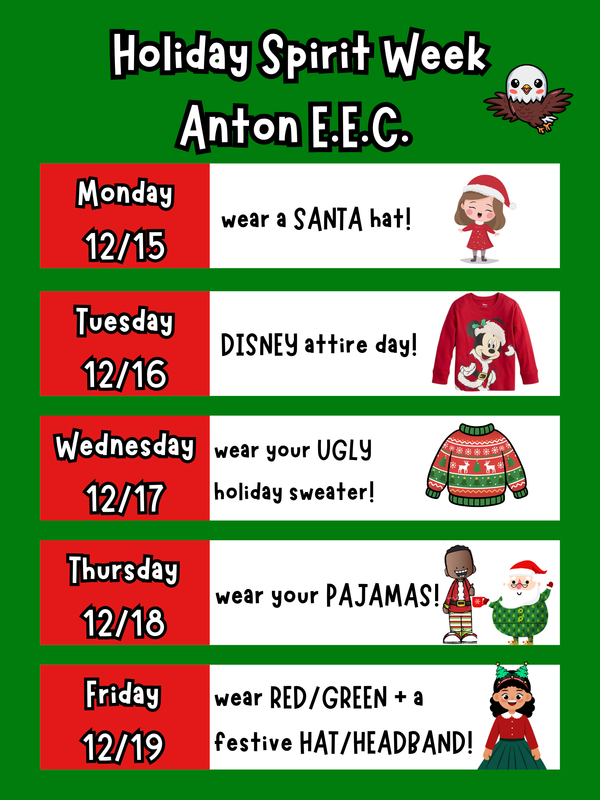 Holiday Spirit Week