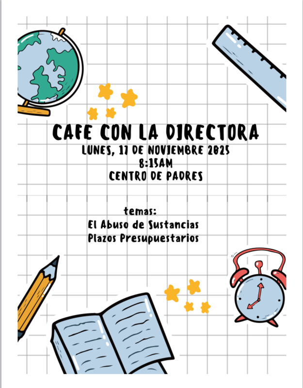 Café con el director