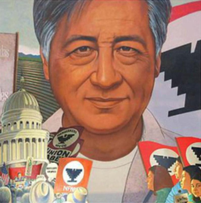 Mural Portrait of César Chávez