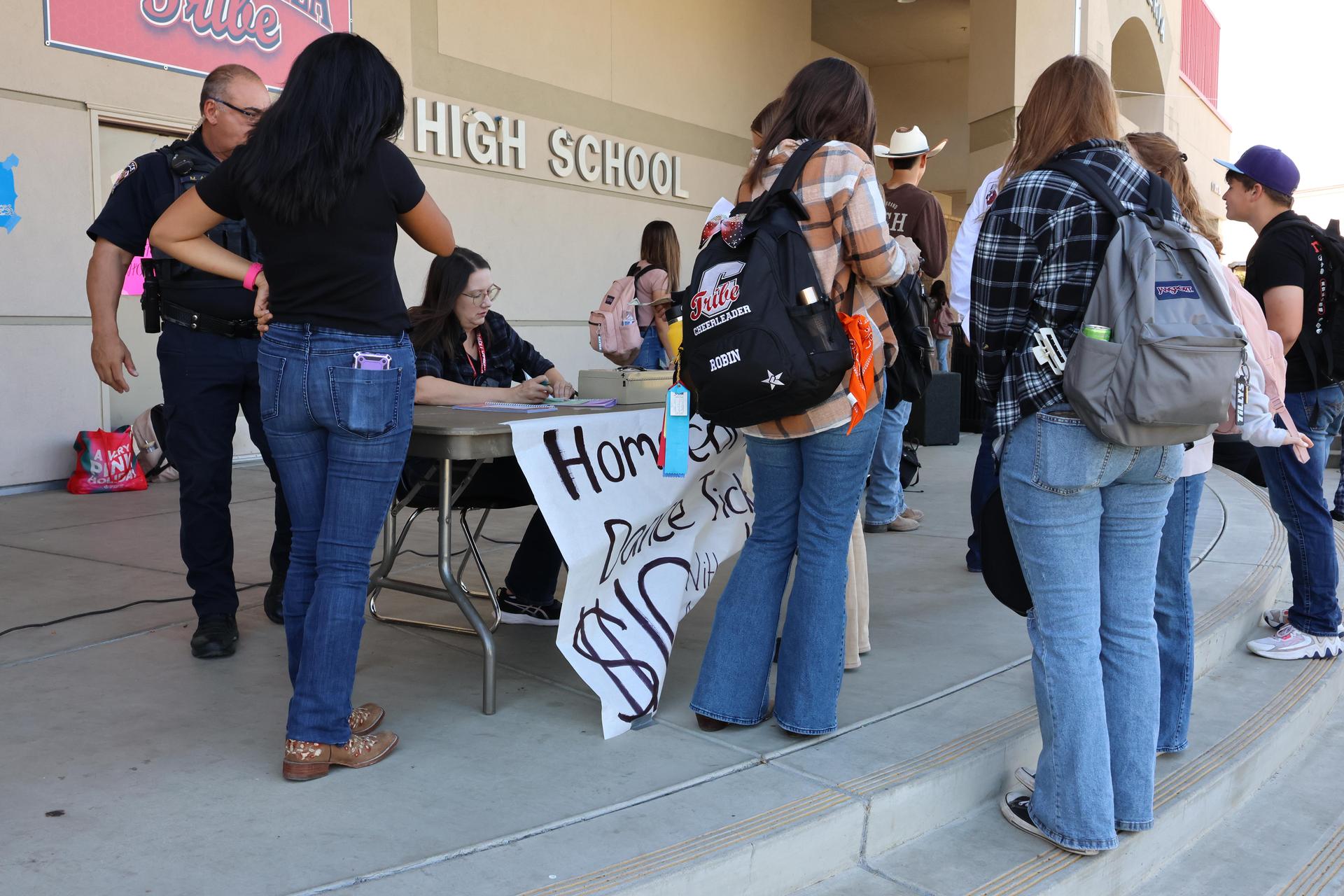students dressed in western wear
