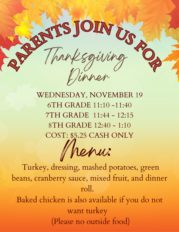 Thanksgiving Dinner Flyer