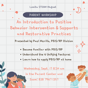 Parent Workshop PBIS eng