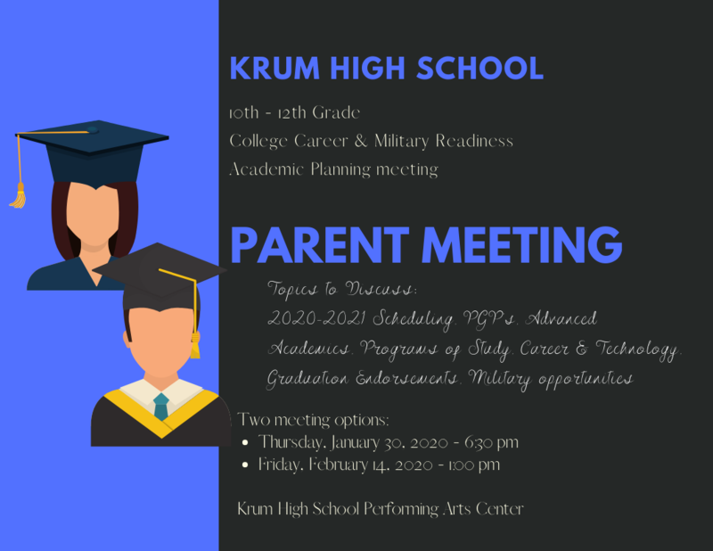 Academic Planning Parent Meetings Featured Photo