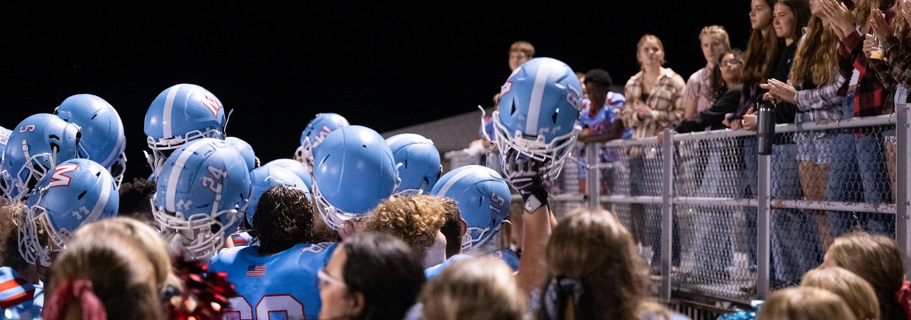 student section huddle
