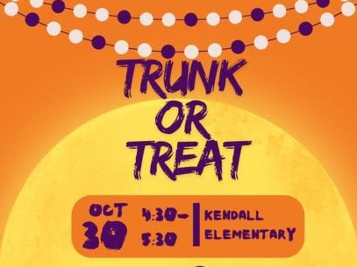 promo graphic - Kendall Elementary trunk or treat 2025