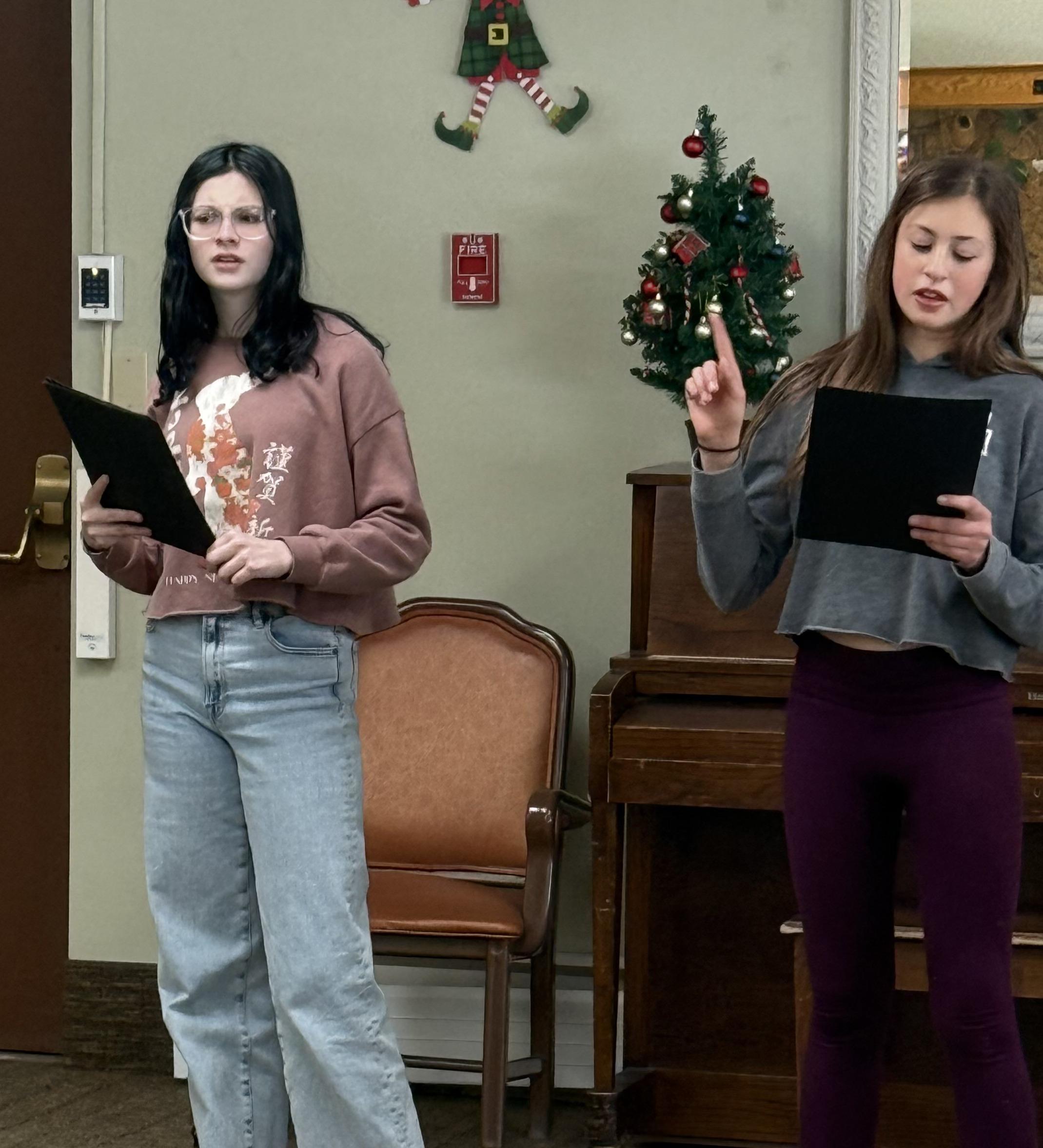 Oral Interp students