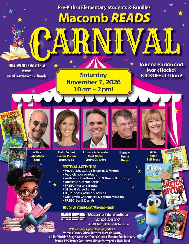 Carnival Flyer with pics of Authors