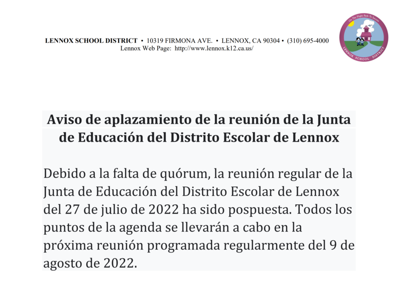 Lennox School District