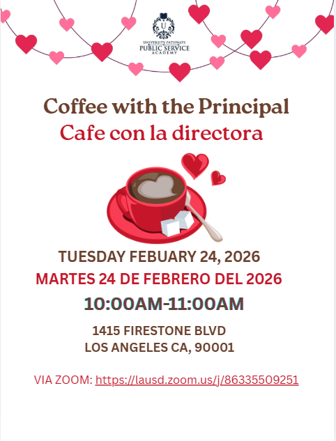 COFFEE WITH THE PRINCIPAL