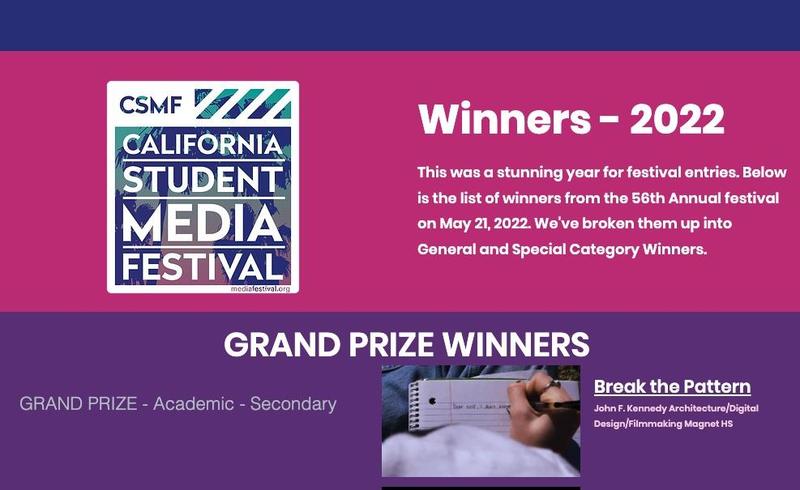 Film Students Win PSA Contest Featured Photo