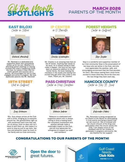 Introducing our March Parents of the Month!