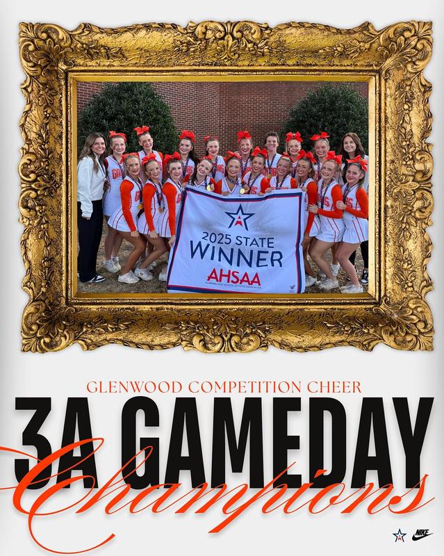 Competition Cheer is Back-to-Back 3A AHSAA State Gameday Champions