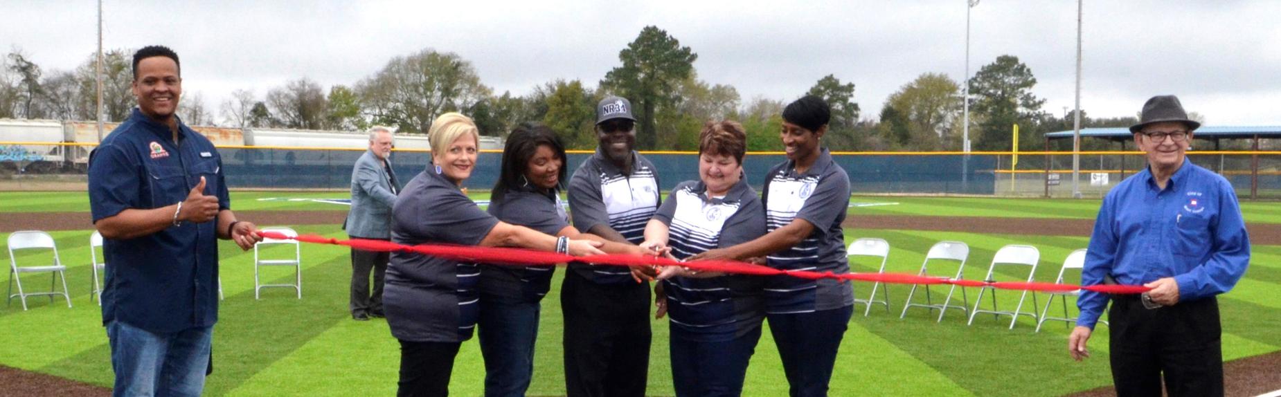 Ribbon Cutting WOS-HS Baseball field