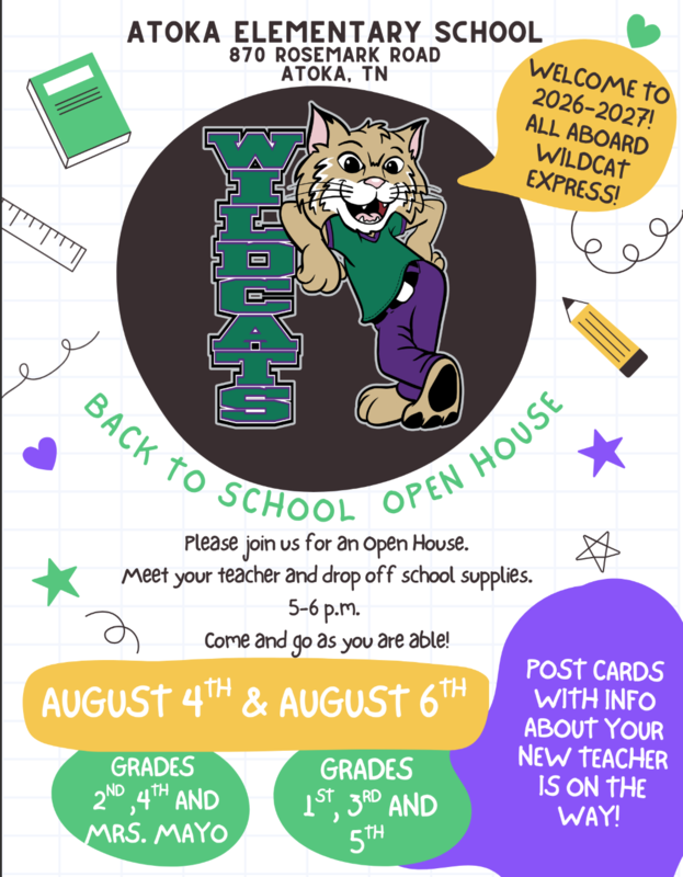 Atoka Elementary Open House Featured Photo