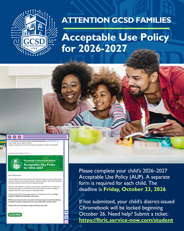 GCSD Acceptable Use Policy 2026-2027 ENGLISH
