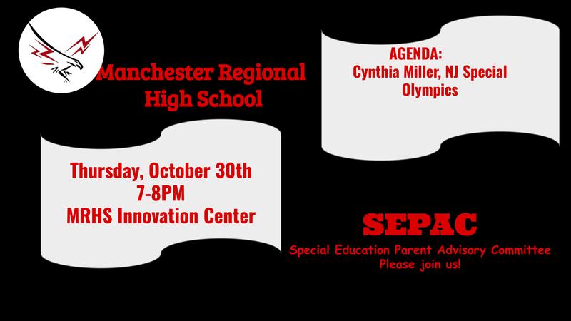 MRHS SEPAC Meeting - 10/30/25 - 7PM