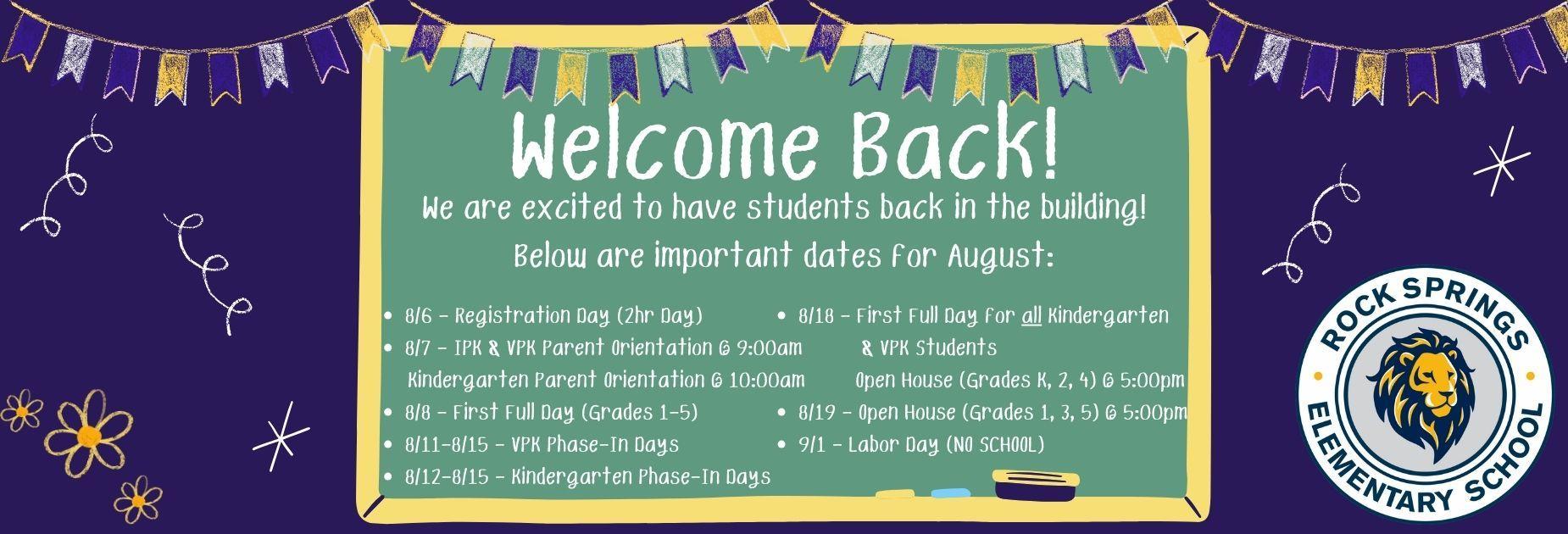 Welcome Back