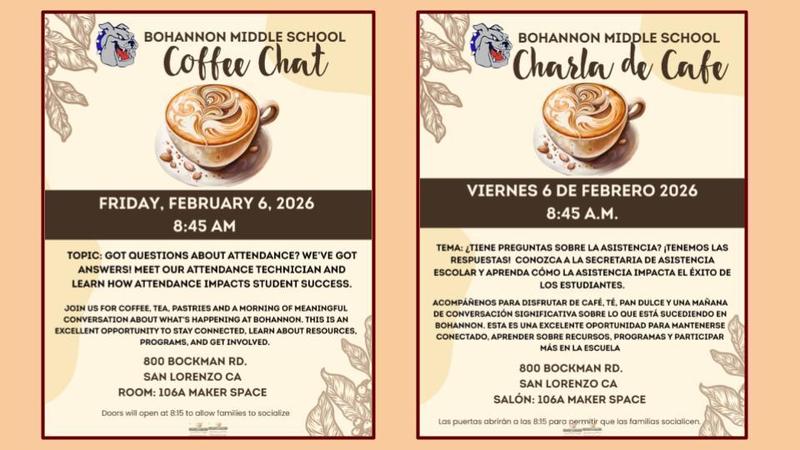 Coffee Chat - please join us!
