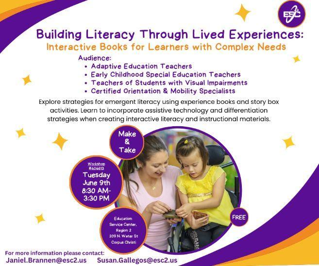 June 9, 2026 - Building Literacy Through Lived Experiences