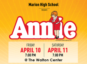 promo graphic - MHS Annie April 2026