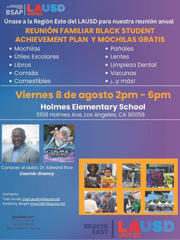 Reunión familiar y sorteo de mochilas en la Región Este