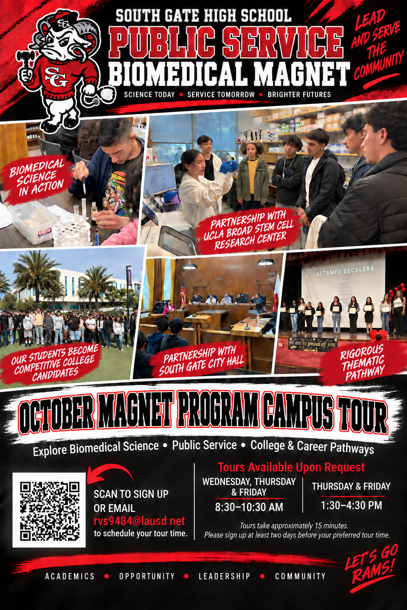 Magnet Campus Tour flyer