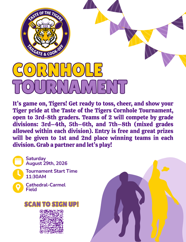 Taste of the Tigers Cornhole Tournament - Sign-Up NOW OPEN! Featured Photo