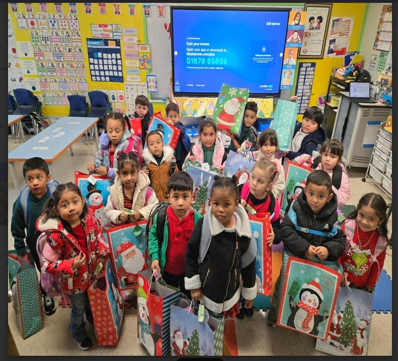 Early Holiday Gift for Ms. Barron's PreK Class!