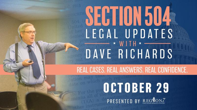 Section 504 Legal Update 26-27 marketing graphic