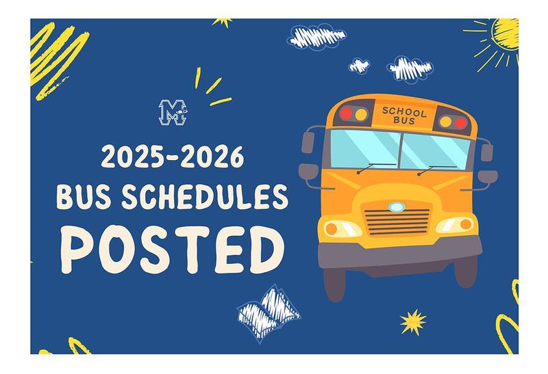 2025-2026 School Bus Schedules Posted