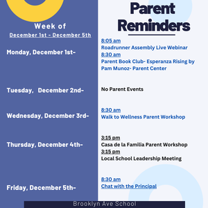 Parent Reminders