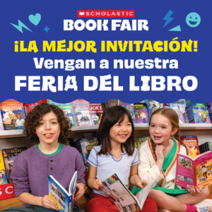 Spanish translation of book fair graphic.