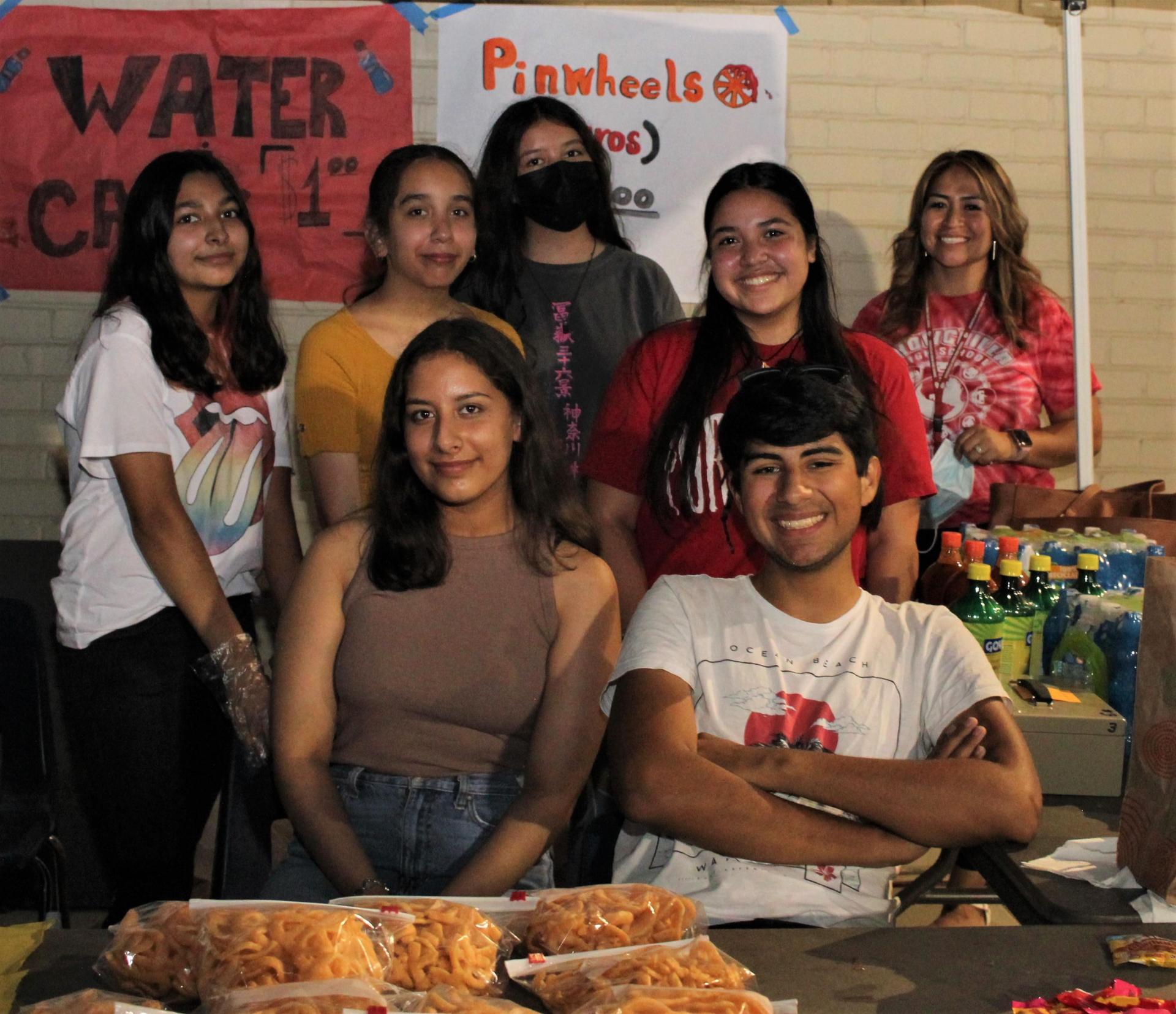 Students enjoying the football game against hoover