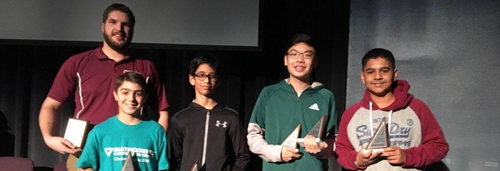Math Club 2nd Place Winners