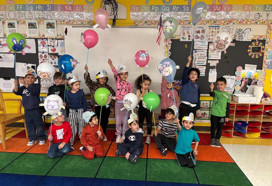 Kindergarten Thanksgiving parade