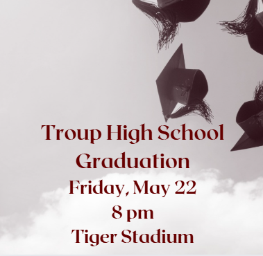 graduation May 22, 8 pm