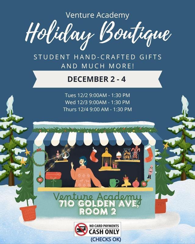 Holiday Boutique Information