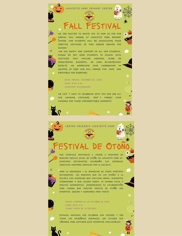 Fall Parade/Desfile de Otoño