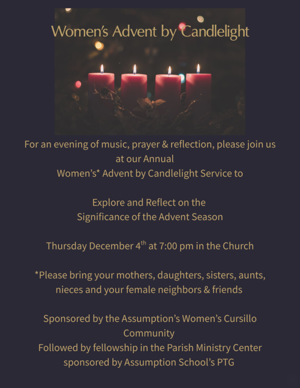 Women's Advent by Candlelight