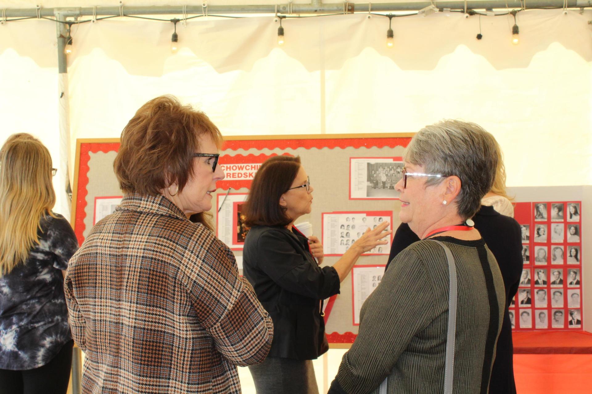 Members of the class of 1971 at their 50 year reunion