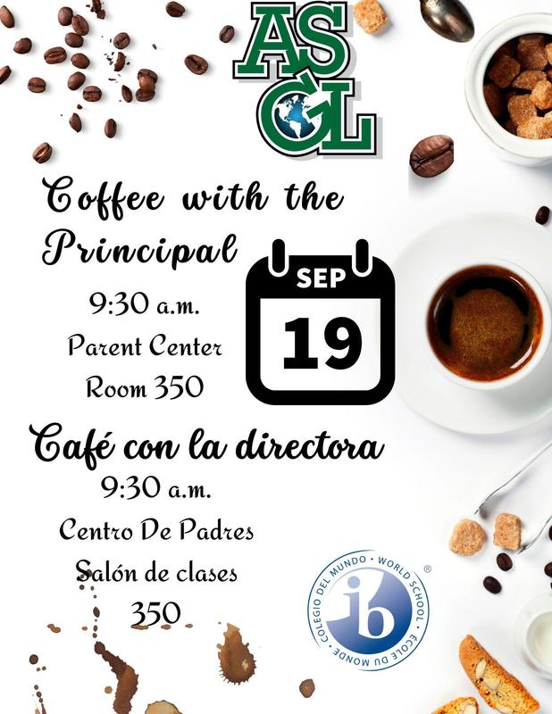 Coffee with the principal Flyer