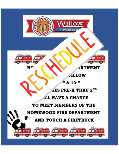 rescheduled date