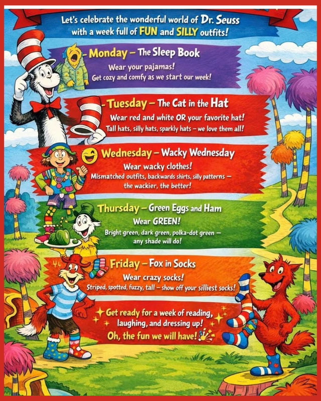 Read Across America: Dr. Seuss Spirit Week Featured Photo
