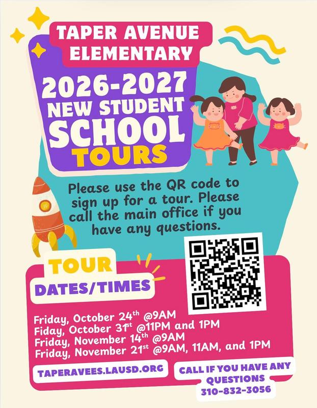 Campus Tour Flyer Announcement wit QR Code to schedule an appointment