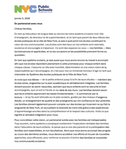 New Welcome Chancellor Letter 2026. French